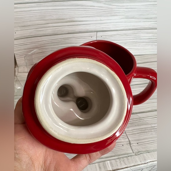 Rae Dunn NEW Red HO HO HO Santa claus Microwave safe Christmas Coffee Mug - Picture 7 of 11